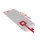 PE-Druckverschlussbeutel, transparent, 50 µ | 60 x 130 mm (Offene Seite x L) | VE = 2000 Stk.