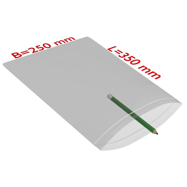 PE-Druckverschlussbeutel, 250 x 350 mm, 50 µ, transparent, 1.000 Stk. pro Karton