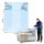 PE-Seitenfaltensack, 900 + 700 x 900 mm, Stärke 90 µ, transparent