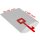 PE-Druckverschlussbeutel, transparent, 50 µ | 60 x 80 mm (Offene Seite x L) | VE = 2000 Stk.