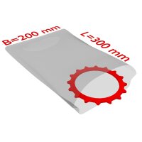 PE-Flachbeutel, 200 x 300 mm, 50 µ, transparent, 1.000 Stk. pro Karton