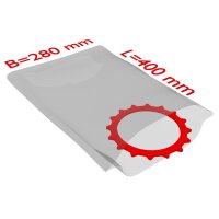 PE-Flachbeutel, 280 x 400 mm, 50 µ, transparent, 1.000 Stk. pro Karton