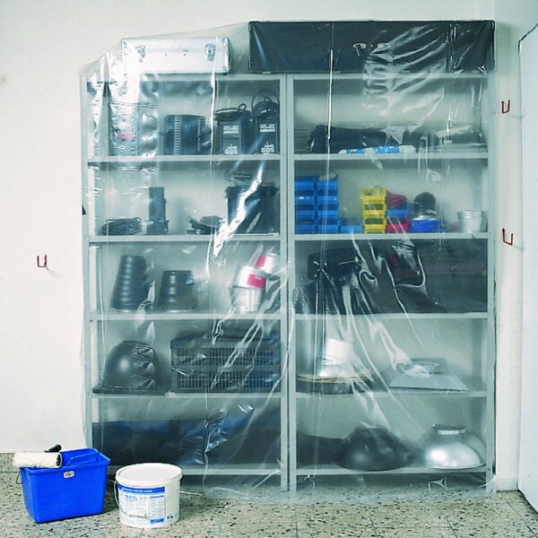 LDPE-Flachfolie, transparent, 120 µ | 2000 mm x 50 lfm. (auf 1000 mm Breite gefaltet) |