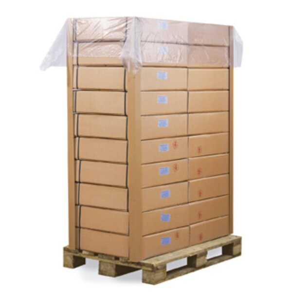 Palettenabdeckblatt, transparent, 25 µ | 1200 x 1600 mm (B x L) |