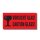Warnetiketten aus Papier, rot, "Vorsicht Glas" dt./engl. | 145 x 70 mm (L x B) |