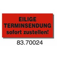 Warnetiketten, 145 x 70 mm, aus Papier, mit Aufdruck,...