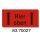 Warnetiketten aus Papier, rot, "Hier oben" | 145 x 70 mm (L x B) |