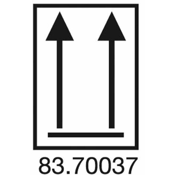 Hinweisetiketten, weiß, Symbol "Pfeil" (Oben) | 105 x 75 mm (L x B) |