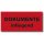 Warnetiketten aus Papier, rot, "Dokumente innenliegend" | 145 x 70 mm (L x B) |