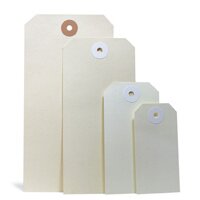 Anhänge-Etiketten, 40 mm breit x 80 mm, weiß, aus Karton,...