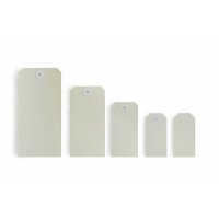 Anhänge-Etiketten, 50 mm breit x 100 mm, weiß, aus Karton, 190 g/qm