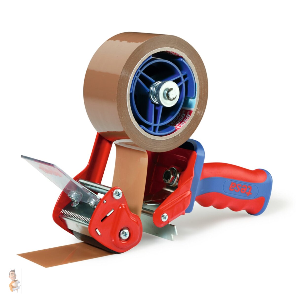 TOOLCRAFT Distributore Per Nastro Adesivo Rosso - Larghezza Massima 50mm - Foto 6