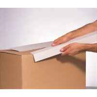 Kantenschutzleisten aus Vollpappe, vorgerillt zum Knicken...