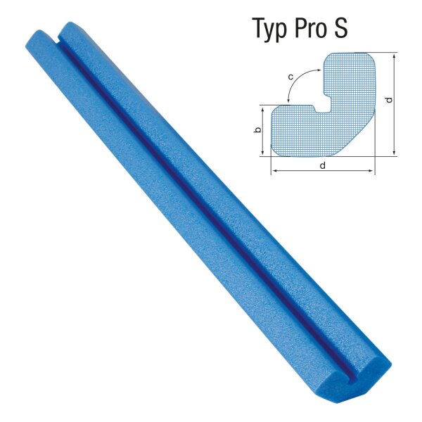 Schaumpolsterprofile Pro S | 2000 mm Länge | VE = 140 Stk.