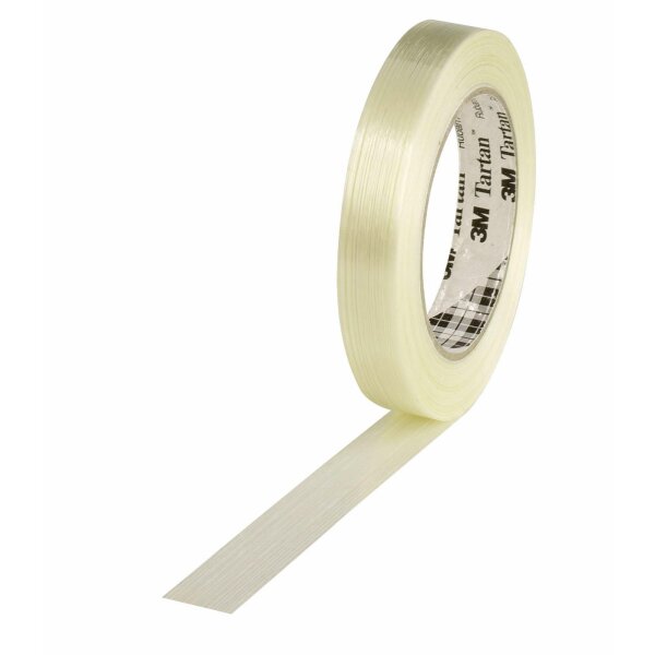 Xenial Filamentklebeband, längsverstärkt, 120 µ | 19 mm x 50 lfm. | VE = 12 Stk.