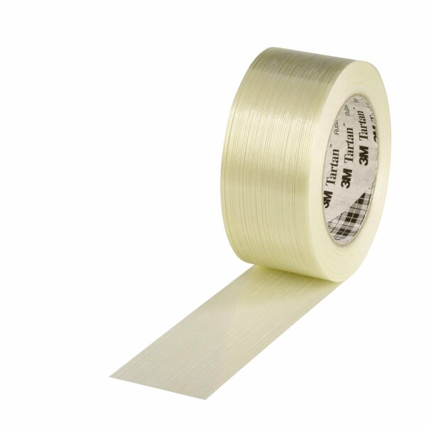 Xenial Filamentklebeband, längsverstärkt, 120 µ | 50 mm x 50 lfm. | VE = 18 Stk.