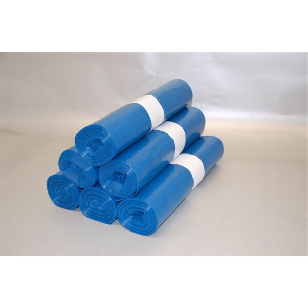 LDPE-Müllsäcke, 120 l, 700 x 1.100 mm, Typ 60, blau, 250 Stk. pro Karton