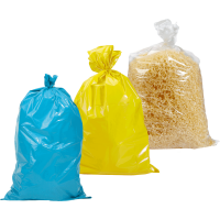 Müllsack, 120 Liter, gelb, 45 µ | 700 x 1100...