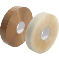 PP-Packband Großrolle, braun, 45 µ | 50 mm x...
