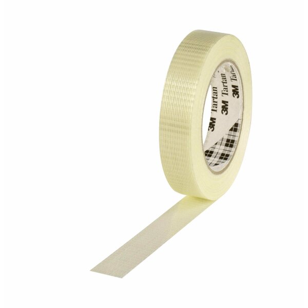 Xenial Filamentklebeband, gitterverstärkt, 130 µ | 25 mm x 50 lfm. | VE = 12 Stk.