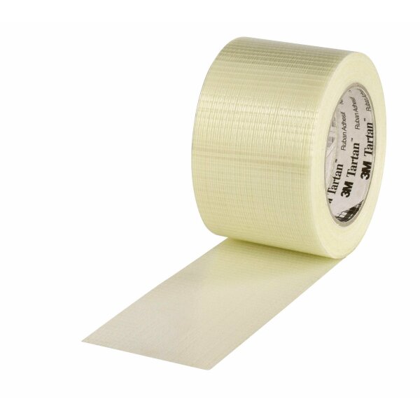 Xenial Filamentklebeband, gitterverstärkt, 130 µ | 75 mm x 50 lfm. | VE = 12 Stk.