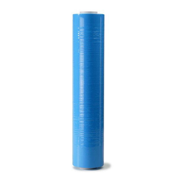 Handstretchfolie, blau, 23 µ | 500 mm x 260 lfm. | VE = 6 Stk.
