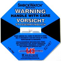 Shockindikator Shockwatch blau 10 g / 50 ms , inklusive...