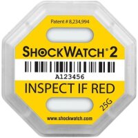 Stoßindikator Shockwatch 2, 25 G gelb, 79SW25,...