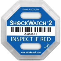Stoßindikator Shockwatch 2, 15 G blau, 79SW15,...