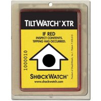 Kippindikator Tiltwatch XTR, selbstklebend, mit Barcode,...