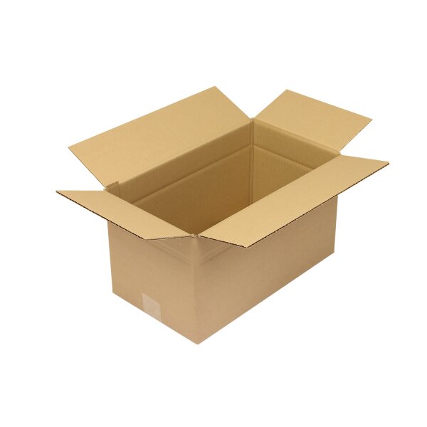 Wellpapp-Faltkarton 1-wellig, braun, Qual. 1.30 | 415 x 235 x 230 mm (L x B x H) Innenmaß | VE = 25 Stk.