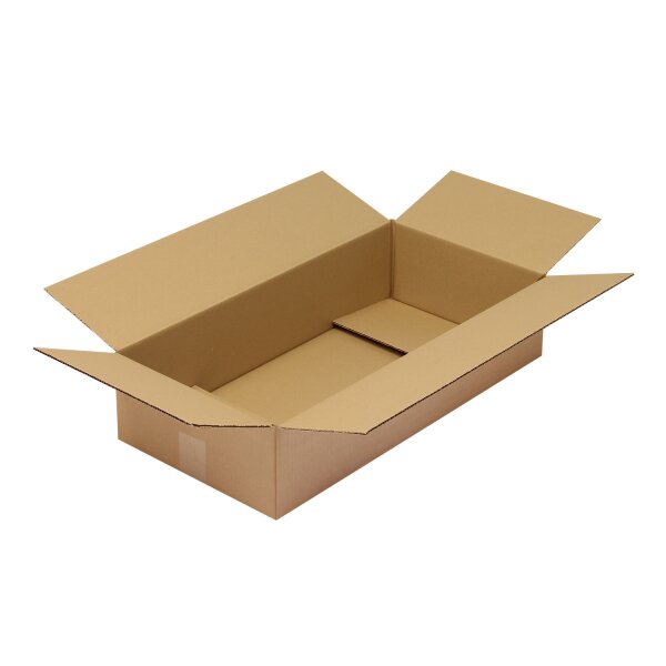 Wellpapp-Faltkarton 1-wellig, Modulkarton, braun, Qual. 1.30 | 590 x 290 x 130 mm (L x B x H) Innenmaß | VE = 25 Stk.