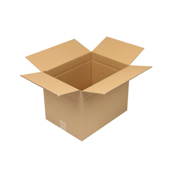 Wellpapp-Faltkarton 1-wellig, Modulkarton, braun, Qual. 1.20 | 390 x 290 x 300 mm (L x B x H) Innenmaß | VE = 25 Stk.