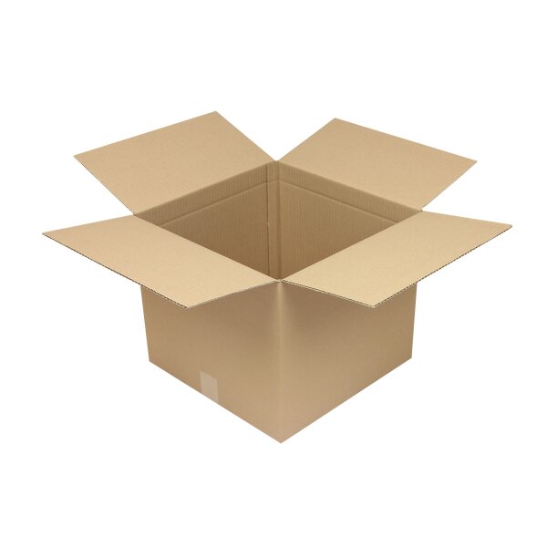 Wellpapp-Faltkarton 1-wellig, Modulkarton,braun, Qual. 1.20 | 390 x 390 x 340 mm (L x B x H) Innenmaß | VE = 25 Stk.