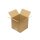Wellpapp-Faltkarton 1-wellig, quadratisch, braun, Qual. 1.10 | 150 x 150 x 150 mm (L x B x H) Innenmaß | VE = 50 Stk.