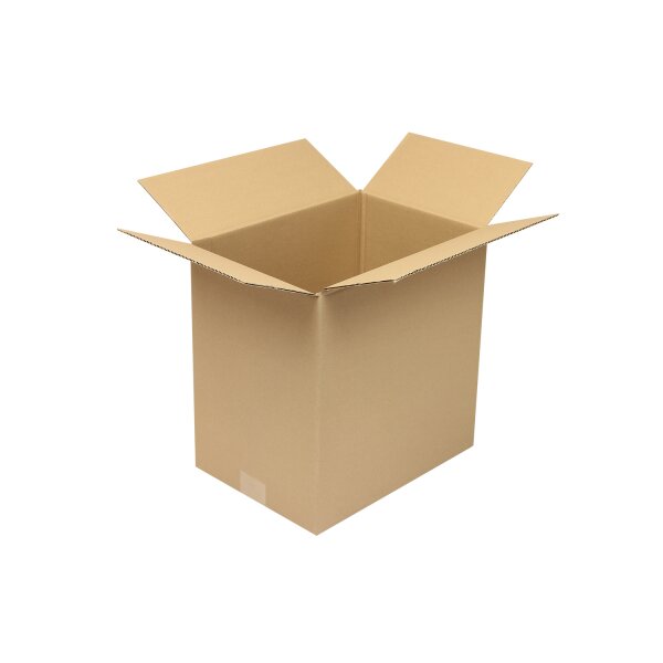 Wellpapp-Faltkarton 1-wellig, braun, Qual. 1.20, DIN C4 | 330 x 235 x 330 mm (L x B x H) Innenmaß | VE = 25 Stk.
