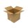 Wellpapp-Faltkarton 1-wellig, braun, Qual. 1.20 | 250 x 250 x 250 mm (L x B x H) Innenmaß | VE = 25 Stk.