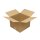 Wellpapp-Faltkarton 1-wellig, braun, Qual. 1.20 | 250 x 250 x 190 mm (L x B x H) Innenmaß | VE = 25 Stk.