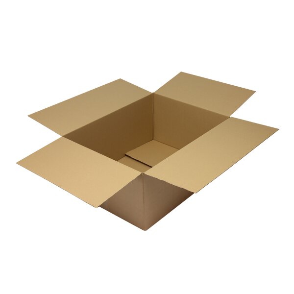 Wellpapp-Faltkarton 1-wellig, Modulkarton, braun, Qual. 1.30 | 790 x 590 x 350 mm (L x B x H) Innenmaß | VE = 25 Stk.