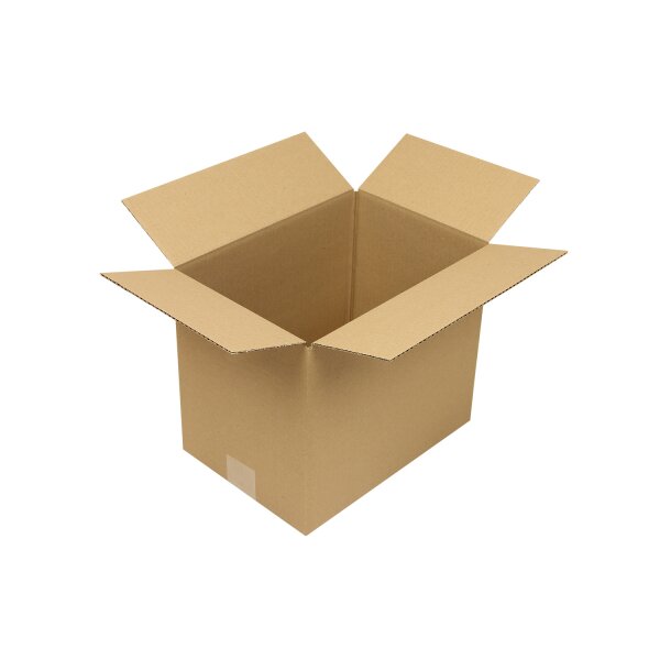 Wellpapp-Faltkarton 1-wellig, braun, Qual. 1.2, DIN A4 | 305 x 215 x 250 mm (L x B x H) Innenmaß | VE = 25 Stk.