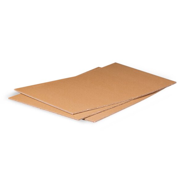 Wellpapp-Zwischenlage, 1/2 Europalettenmaß | 750 x 550 mm (L x B) | VE = 20 Stk.
