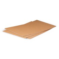 Wellpapp-Zwischenlage, 550 x 350 mm, Qualitt 1.01 B, braun