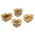 Wellpapp-Faltkarton 2-wellig, Modulkarton, braun, Qual. 2.20 | 180 x 180 x 130 mm (L x B x H) Innenmaß | VE = 30 Stk.