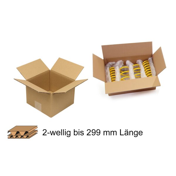 Nestler Wellpapp-Faltkartons 1-wellig braun 49,0 x 39,0 x 35,7 cm