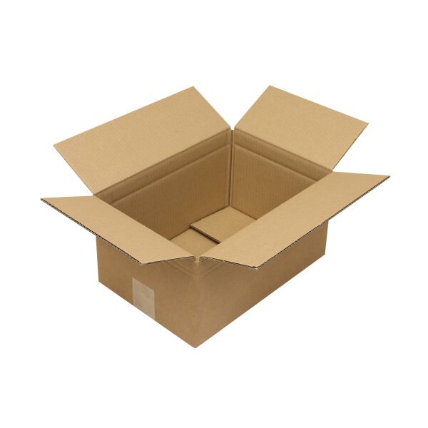 Wellpapp-Faltkarton 2-wellig, braun, Qual. 2.20, DIN A4 | 325 x 220 x 160 mm (L x B x H) Innenmaß | VE = 40 Stk.