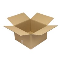 Wellpapp-Faltkarton 2-wellig, 390 x 390 x 250 mm,...