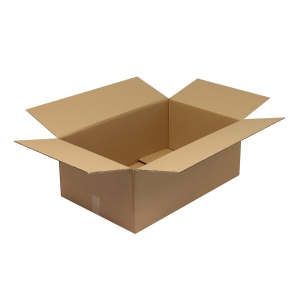Wellpapp-Faltkarton 2-wellig, braun, Qual. 2.32 | 800 x 500 x 300 mm (L x B x H) Innenmaß | VE = 15 Stk.