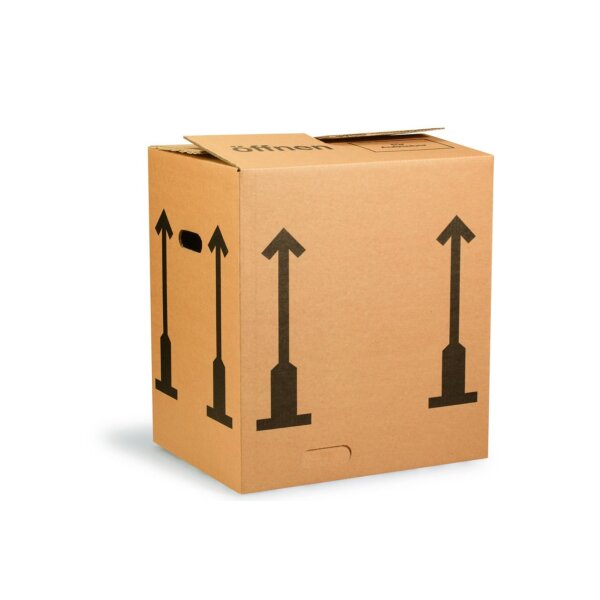 Umzugskarton 2-wellig, braun, Qual. 2.40 | 440 x 340 x 474 mm (L x B x H) Innenmaß | VE = 10 Stk.
