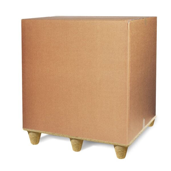 Palettencontainer 2-wellig, braun, Qual. 2.40 | 780 x 580 x 750 mm (L x B x H) Innenmaß | VE = 10 Stk.