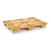 Pressholzpalette Typ F76, Containermaß | 1140 x 760 x 145 mm (L x B x H), dyn. Tragkraft 900 kg | VE = 5 Stk.
